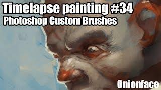 Onionface Timelapse Painting #37 - Custom Photoshop Brushes