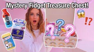 OPENING A GIANT MYSTERY TREASURE CHEST FILLED WITH *FIDGET* TOYS!!⁉️ (INSANE RARE FINDS...🫢)