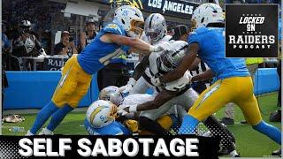 Las Veags Raiders suffer a self-inflicted loss to the LA Chargers