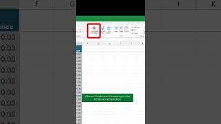 Excel change cell color based on value with conditional formatting #exceltips #workhacks