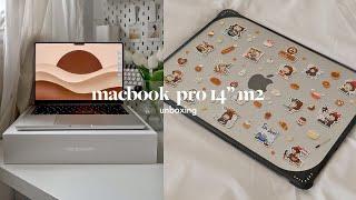  unboxing MacBook Pro M2 (silver) 2023 | set up & first impressions *aesthetic* ️