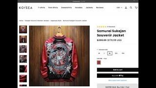 Koisea.com Samurai Sukajan Jacket