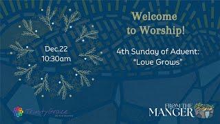 "Love Grows" Advent 4 service - Dec.22, 2024 with Paper Bag Christmas Pageant!