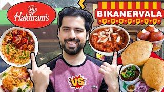 Haldirams VS Bikanervala || Best Chole Bhature, Raj Kachori, Gajar ka Halwa in Delhi | Comparison