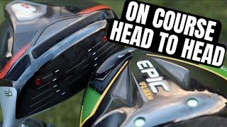 Taylormade M6 vs Callaway Epic Flash... Shot Tracer On Course Test