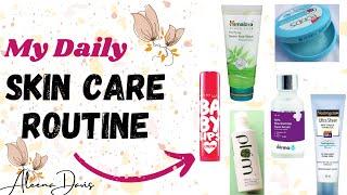 My Daily Skincare Routine| For all skin types|Day&Night|Aleena Davis| #skincareroutine #aleenadavis