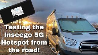 Vanlife Test - We test out the Verizon Inseego 5G Ultra Wideband Hotspot