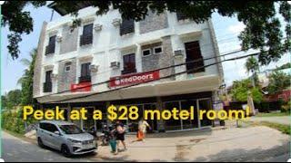 What does a $28 a night motel room look like in the Philippines?