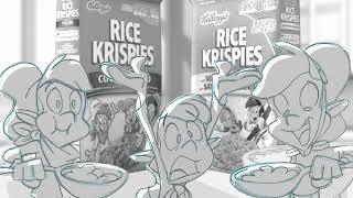 Rice krispies COCOA vs VANILLA Black and White Rough Cut