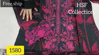 Stiched Lawn collection | Patch work suits | Free ship | Order +91 7675860627