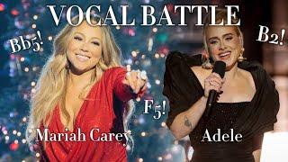 VOCAL BATTLE!: Mariah Carey vs Adele (B2-F5-Bb5)