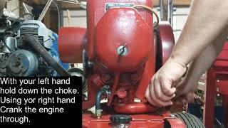 How To: Start a Mccormick Deering LB Stationary Engine