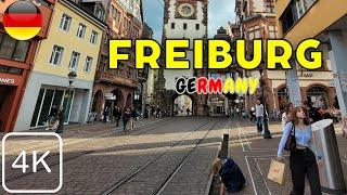 Freiburg im Breisgau, Germany 4K Walking Tour 