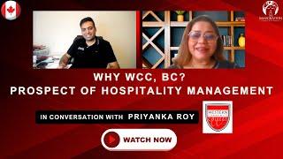 Why Choose Hospitality Management Course at Western Community College, British Columbia Canada