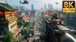 Battle of Seoul South Korea 2054 | IMMERSIVE Gameplay | Call of Duty Advanced Warfare | 8K