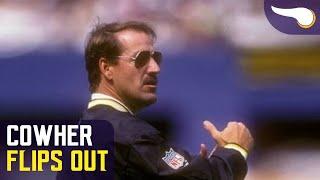 1995 MIN@PIT - Bill Cowher goes nuts over blown call