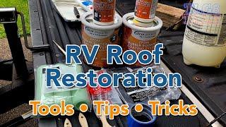 RV Roof Restoration with Dicor EPDM Rubber Roof