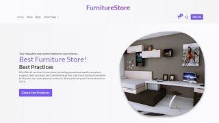 WordPress Furniture Store Theme