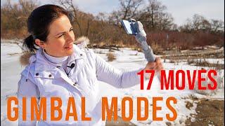 GIMBAL MODES EXPLAINED SIMPLE | 17 examples | smartphone filmmaking tutorial for beginners