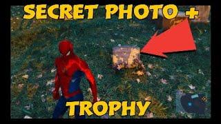 Spider-Man PS4- Uncle Ben Grave Easter Egg (Trophy and Secret Photo)