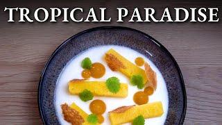 Pineapple, Coconut, Mango: Exotic Dessert Masterpiece