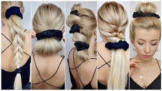 CUTE AND EASY SCRUNCHIE HAIRSTYLES  SILK BENEFITS ft LILYSILK