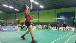 Yanto/Akhi PB FTM, juara 1 double putra prov bangka belitung 14/10/2022