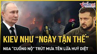 Kiev như “ngày tận thế”: Nga “cuồng nộ” trút mưa tên lửa huỷ diệt, người dân hoảng loạn tháo chạy