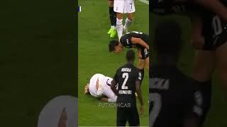 Brutal Challenge On Richarlison By Makoto Hasebe