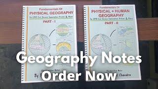 Geography Notes For UPSC | Geography GS Handwritten Notes | Physical and Human Geography | IAS Notes