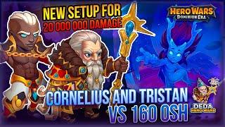 Cornelius in Asgard. New team for 20 mil damage vs 160 Osh level. Hero-Wars: Dominoon Era