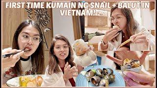 FIRST TIME KUMAIN NG SNAIL + BALUT IN VIETNAM! / RichZigzVlogs