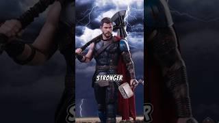 Which is Stronger? Mjölnir or Stormbreaker? #strombreaker #mjolnir #marvel #marvelstudios #shorts