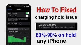 charging was on hold due to iphone temperature hindi | how to fix charging on hold iphone