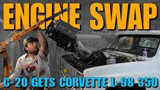 Beater Squarebody Gets CORVETTE Power!