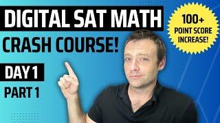 Digital SAT Math Crash Course - Day 1 (Part 1) - Taking Advantage of the Desmos Calculator!