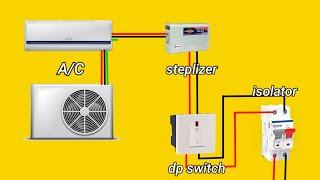 How To connect A/C and Dp switch Diagram