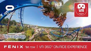 FENIX 360° Toverland VR Roller Coaster VR360 ultimate flying experience | VR onride POV Oculus #360