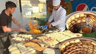 Uzbekistan! 1000 Pieces SOLD Every Day | Tandoori STREET FOOD!  Amazing Skill of tandoor CHEFS!