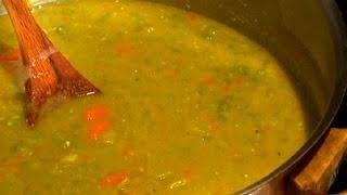 Vegetarian Pea Soup Recipe : Soup Recipes