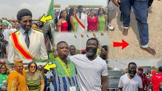 Watch How Kumasi Seidu with his legs on floor,Cheddar & wife NDC Inauguration,is Vivian Jill An NDC