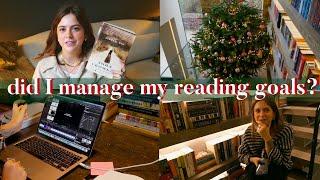 wrapping up for christmas  reflecting on 2023 reading goals and ticking off the to-do list