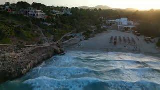 Mallorca aus der Luft - cala romantica mallorca ...