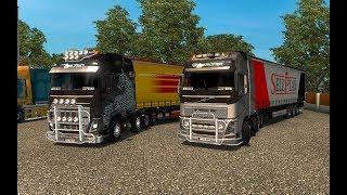 ETS2 Multiplayer #09 Zu dritt mit 60 (beep) über DIE ROUTE!