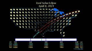 Total Solar Eclipse in April 2024! See the path of totality in amazing visualizations