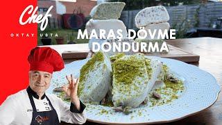 Taş Gibi Maraş Dövme Dondurma Nasıl Yapılır? Oktay Usta