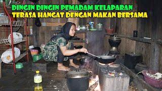 Menginap Di Rumah Warga..Hawanya Sangat Sangat Dingin. Hangat Seketika Dengan Pemadam Kelaparan.