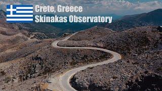 Driving to Skinakas Observatory, Crete, Greece