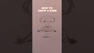 How to draw a nose! #art #artdrawing #drawing #tutorial