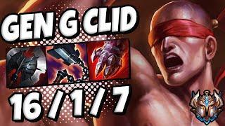 LEE SIN Jungle vs XIN ZHAO [ Gen G Clid ] Patch 11.17 Korea Challenger 